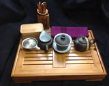 Yixing tea set with large Size Bamboo Tea Tray 29pcs-JY800