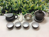 Gaiwan Tea Set Clay 8 pcs with Gift Box G12